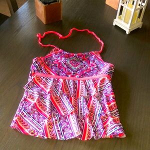 JUSTICE 🩷 peach Tankini girls Sz 12